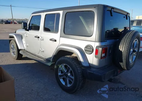 2020 Jeep Wrangler Unlimited Sahara 4X4 from USA, damaged, VIN 1C4HJXEN4LW272128